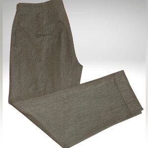 Talbots Women Gray Classic Slim Pants Size 14